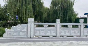 阳江 芝麻灰桥栏杆、河道栏杆安装效果