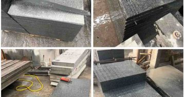 阳江 芝麻黑地铺石材