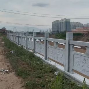 阳江 石材河道栏杆