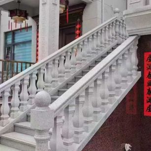 阳江 天然石材 阳台庭院护栏、栏杆
