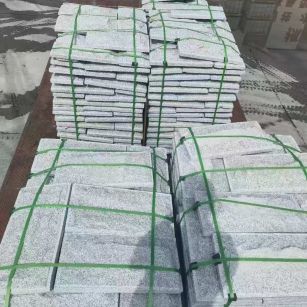 阳江 芝麻白蘑菇石装车出货