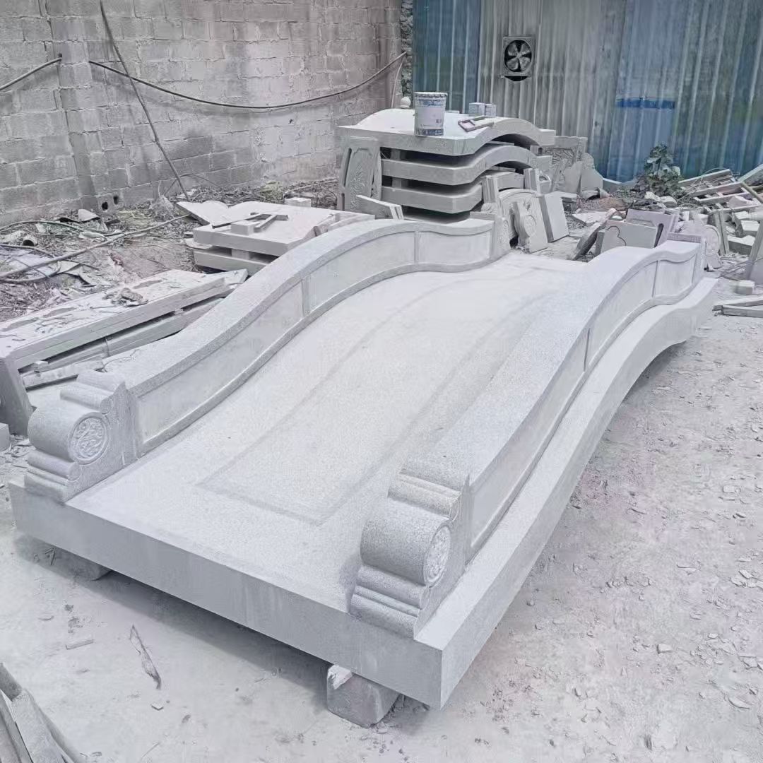 阳江 芝麻灰花岗岩园林景观 小石桥