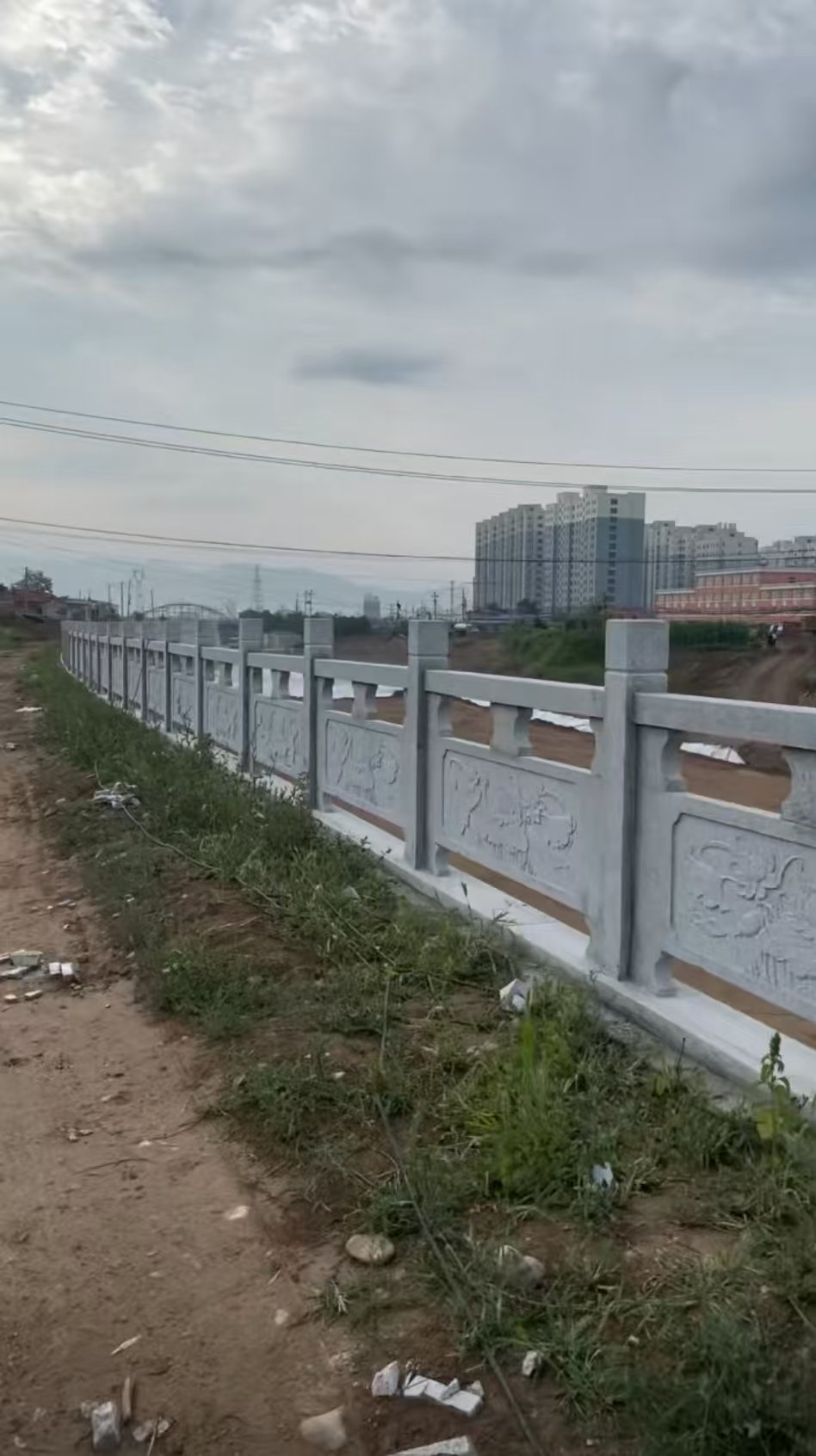 阳江 石材河道栏杆