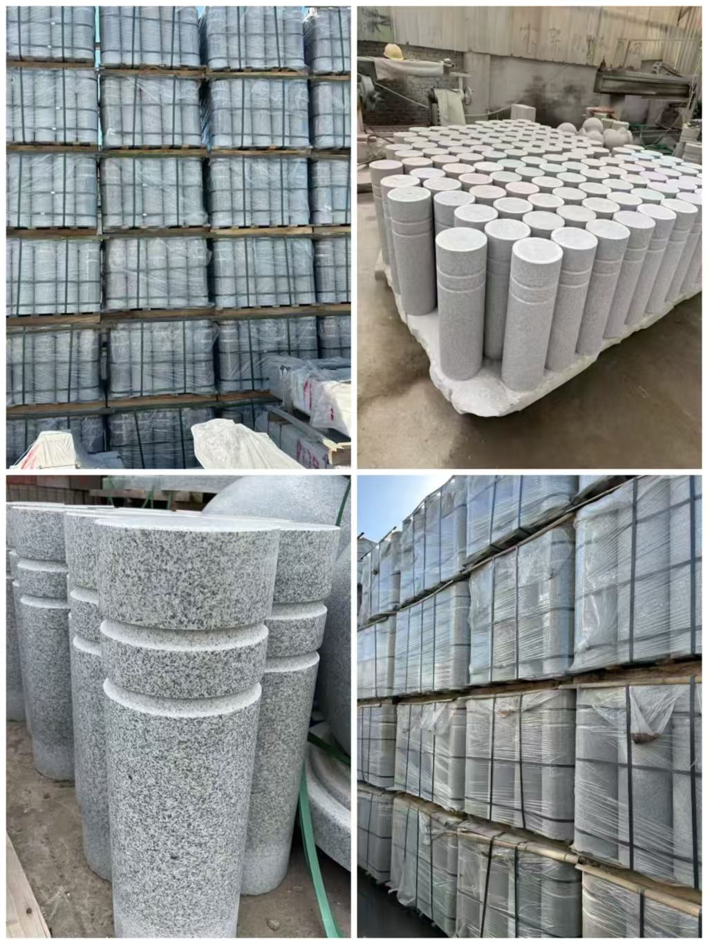 阳江 芝麻白花岗岩挡车柱、隔离柱多少钱