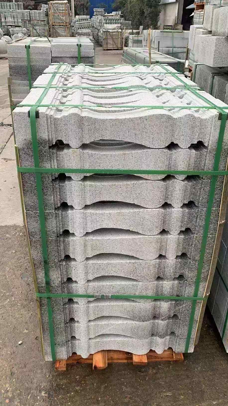 阳江 芝麻白方形拉丝面，栏杆花瓶柱