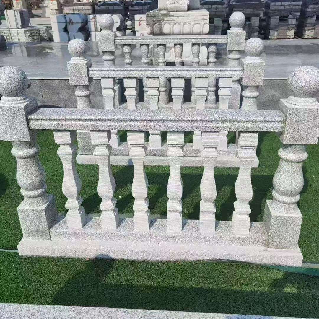 阳江 别墅石材栏杆特写